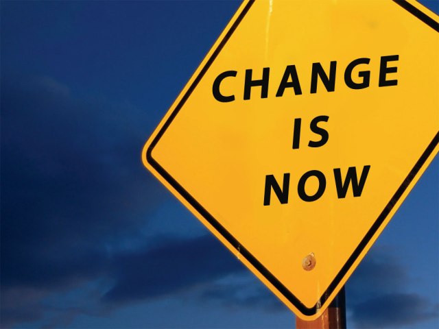 change is now