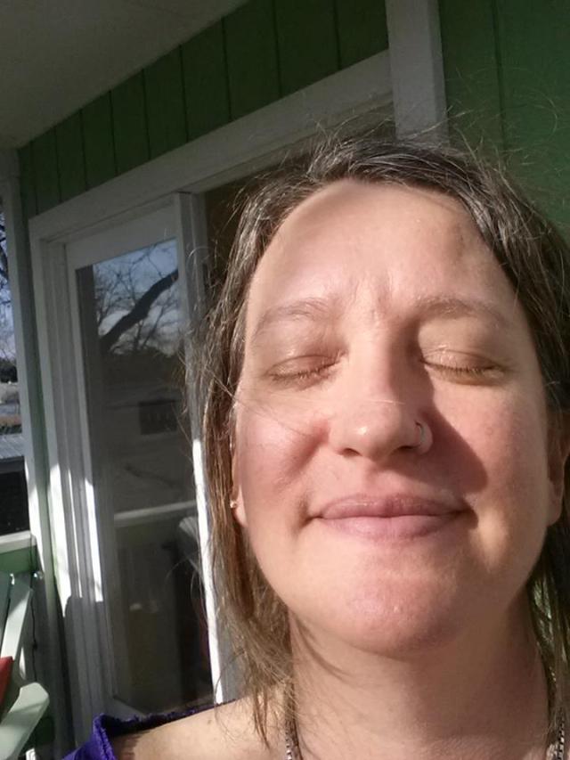 sunshine gratitude selfie